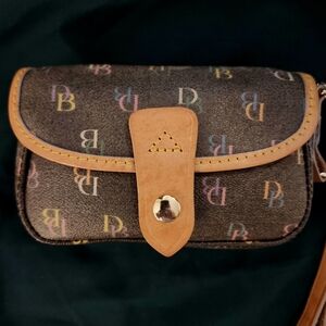 Dooney And Bourke Rainbow Logo Wristlet